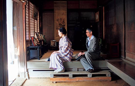 1940年代は戦争画に従事。妻・君代と疎開先の村で敗戦を迎える。