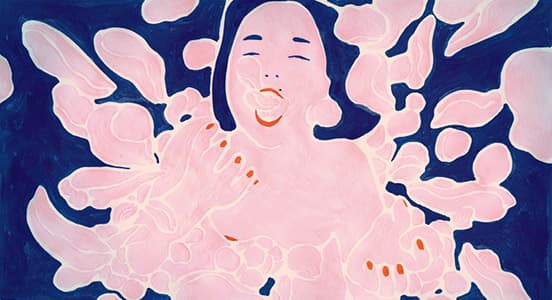 2012年の作品《やますき、やまざき》より。「体を巡る喜びの循環」がテーマ。