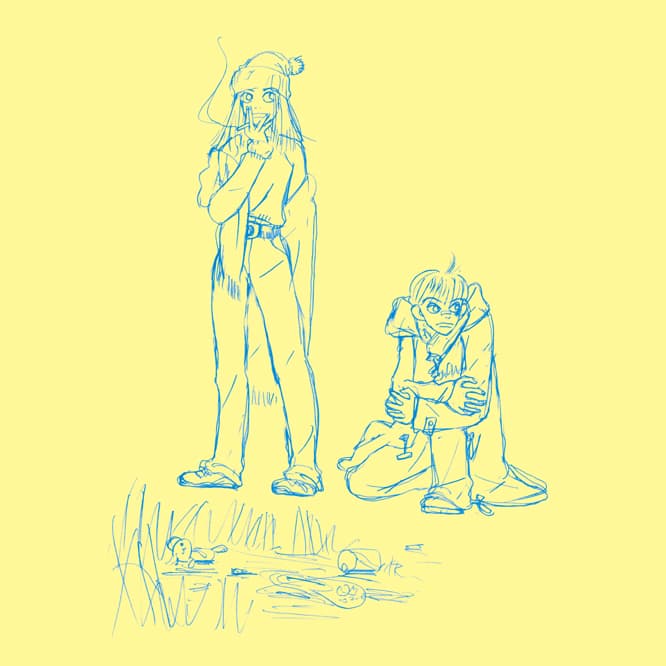 『リバーズ・エッジ』カバー原画、原画 ©岡崎京子／宝島社