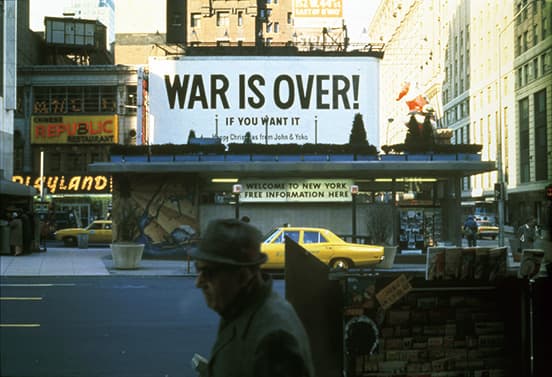 Yoko Ono et John Lennon, WAR IS OVER! (IF YOU WANT IT), 1969