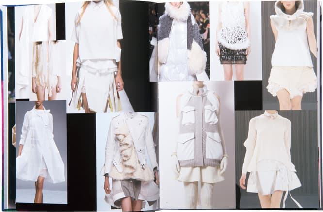 『sacai A to Z』　200点以上のコレクション写真のほか、マンガや着せ替えなど遊び心も満点。旗艦店とDOVER STREET MARKETで販売される分のみ、特製BOXに収められる。スペシャルエディション9,000円（Rizzoli）。