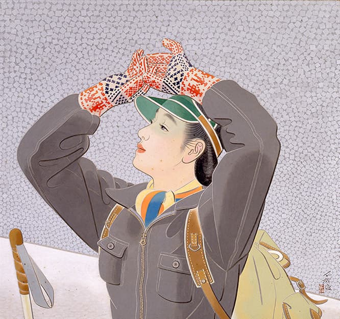 榎本千花俊《銀嶺》1942年