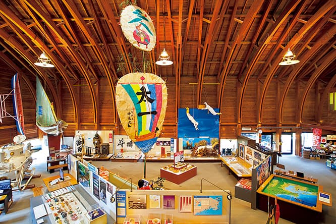 何となく、いつでもお祭りのような雰囲気漂う展示類。