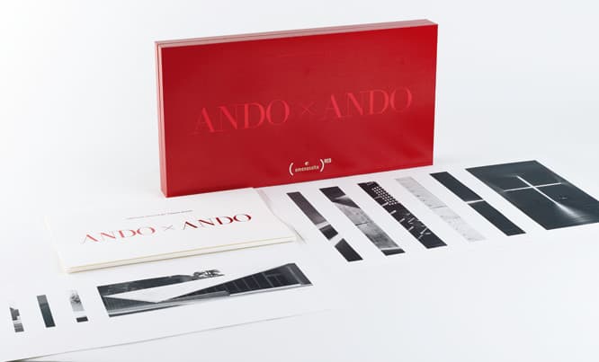 世界限定10部、ANDO自身が撮影した安藤忠雄の写真。
