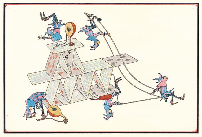 『さかさま』1969年©空想工房　画像提供：津和野町立安野光雅美術館