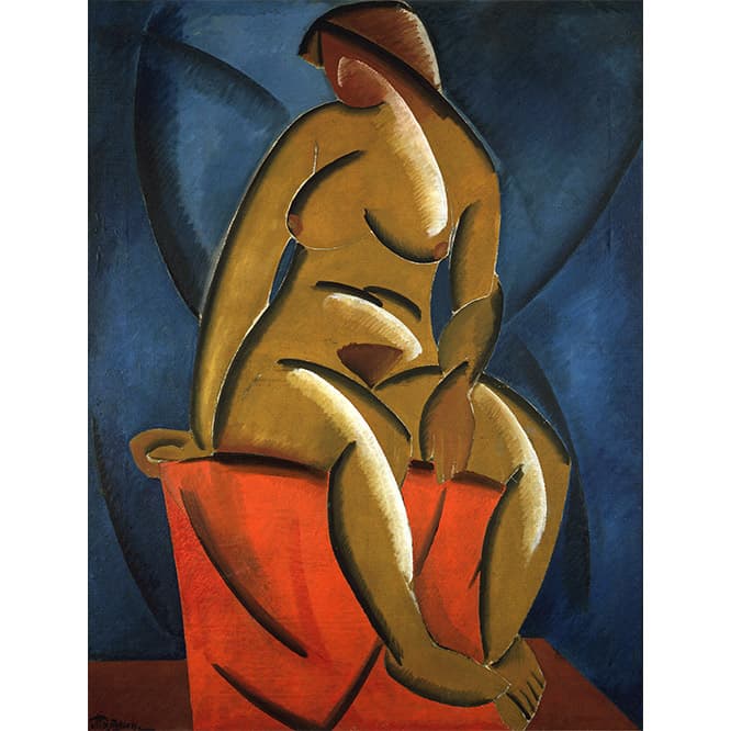Vladimir Tatline, Nu, 1913. Courtesy Tretiakov Gallery, Moscow