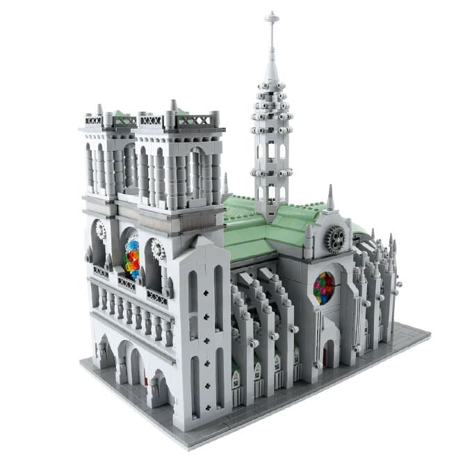 Cathédrale Notre-Dame de Paris
Paris, France, 1345
LEGO model by Alice Finch