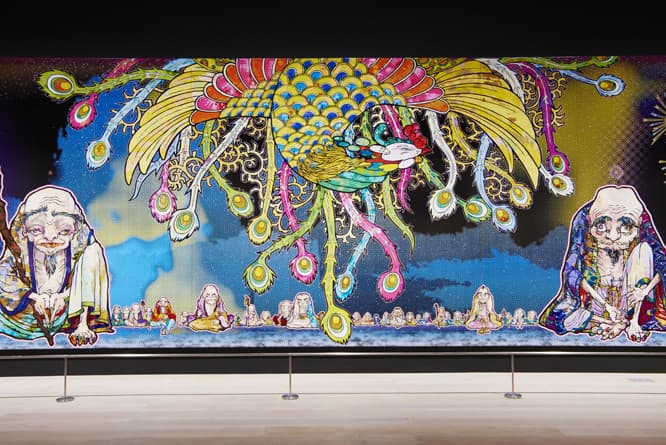 《五百羅漢図》（部分）2012年　©2012 Takashi Murakami/Kaikai Kiki Co., Ltd. All Rights Reserved.