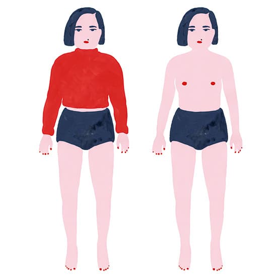 大胆な構図やシンボリックなキャラクターも彼女の作品が中毒性を持つ理由。