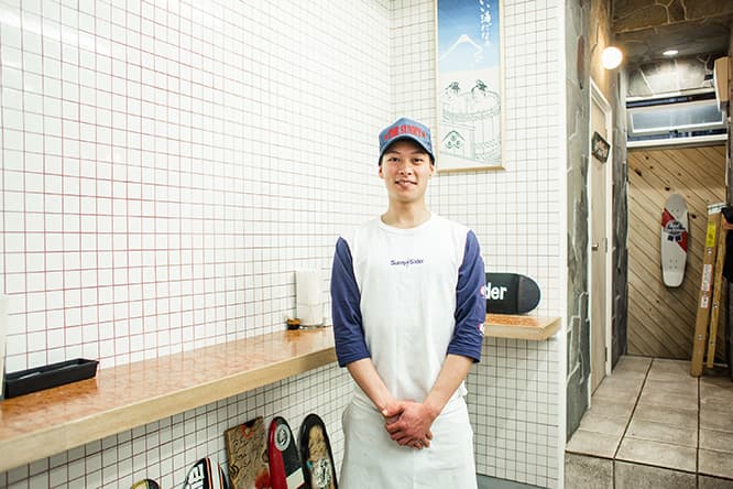 フィッシュバーガーで世界進出を目指す、エグゼクティブシェフの工藤慎也。