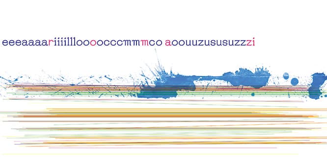 色のついたローマ字をつなげて読むと…!?