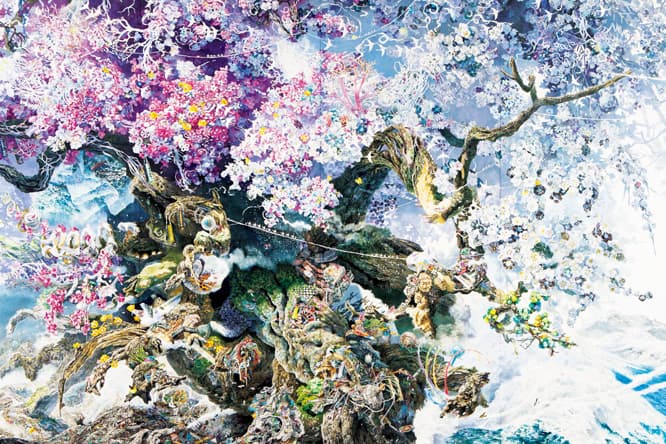 《誕生》2013-2016年。アメリカでの滞在制作で、3年の月日をかけて完成した新作。日本では初公開になる。