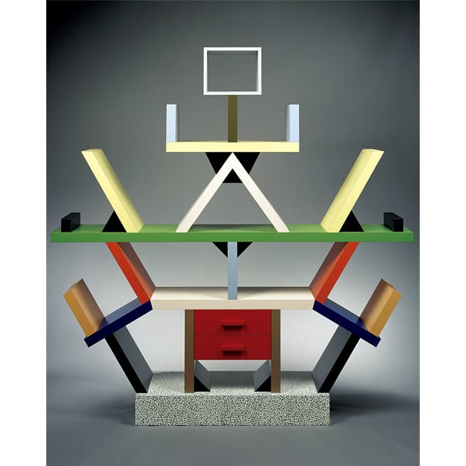 Carlton Room Divider（1981）（c）Ettore Sottsass Photo Courtesy The Metropolitan Museum of Art