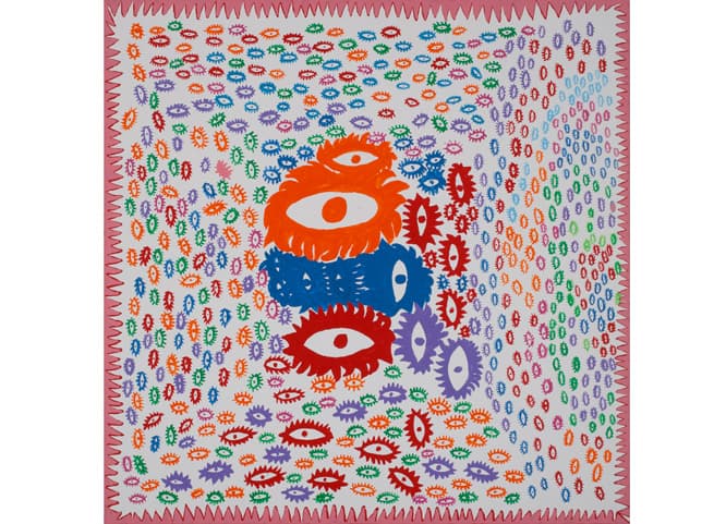 《わたしの大好きな眼たち》2013年 ©YAYOI KUSAMA