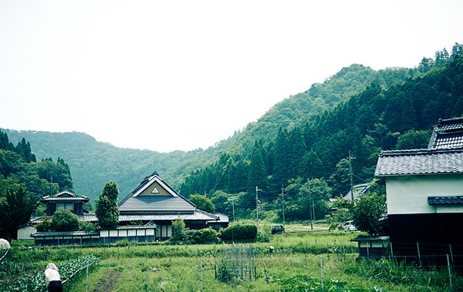 丹波篠山の風景。