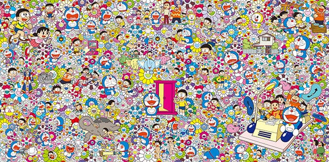 (c) 2017 Takashi Murakami/Kaikai Kiki Co.,Ltd.All Rights Reserved. (c) Fujiko-Pro