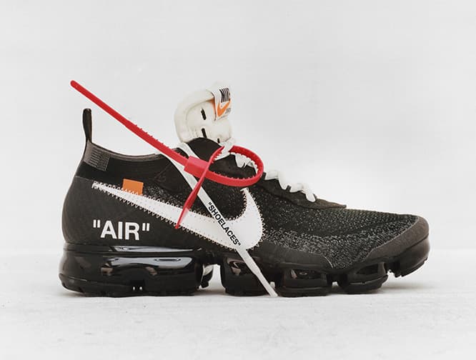 「REVEALING」ナイキ エア ヴェイパーマックス x Virgil Abloh 27,000円（税込）。