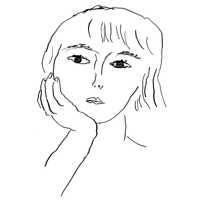 イラストレーターの塩川いづみが書き下ろした展示のメインビジュアル。illustration :Izumi Shiokawa