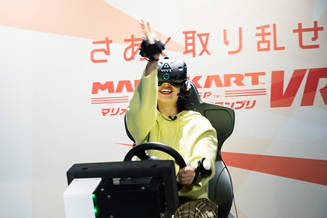 目の前に現れるアイテムを必死でキャッチ！