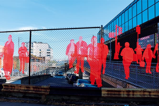 場所はBay St. &amp; Victory Blvd., Staten Island。フェリー乗り場から徒歩7分。