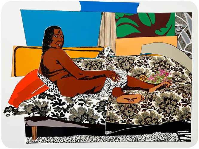 ミカリーン・トーマス「Mama Bush : One of a Kind Two」2009年　(c) Mickalene Thomas（後期出品）