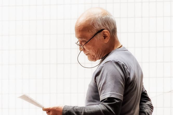 詩人、谷川俊太郎。photo:深堀瑞穂