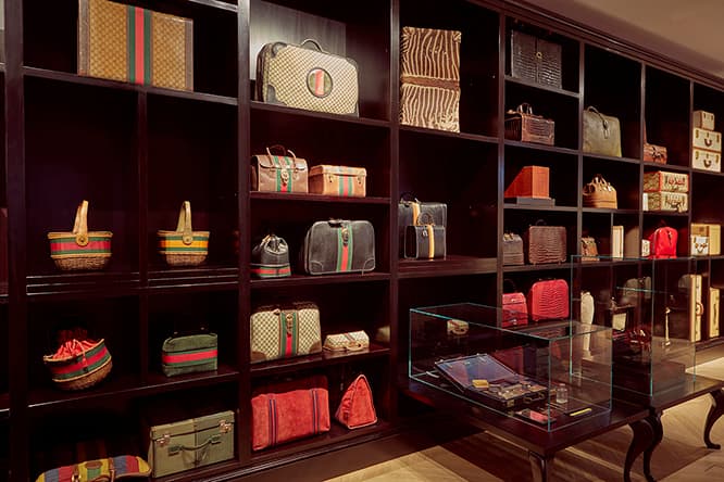 〈GUCCI Gardenギャラリー〉内。