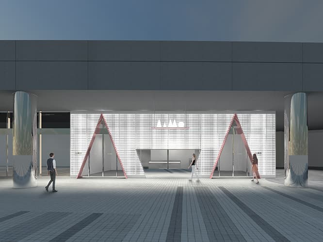 4月に東京ドームシティにオープンする〈Gallery AaMo〉。最先端アートから工芸、サブカルチャーまで幅広いイベントが予定されている。