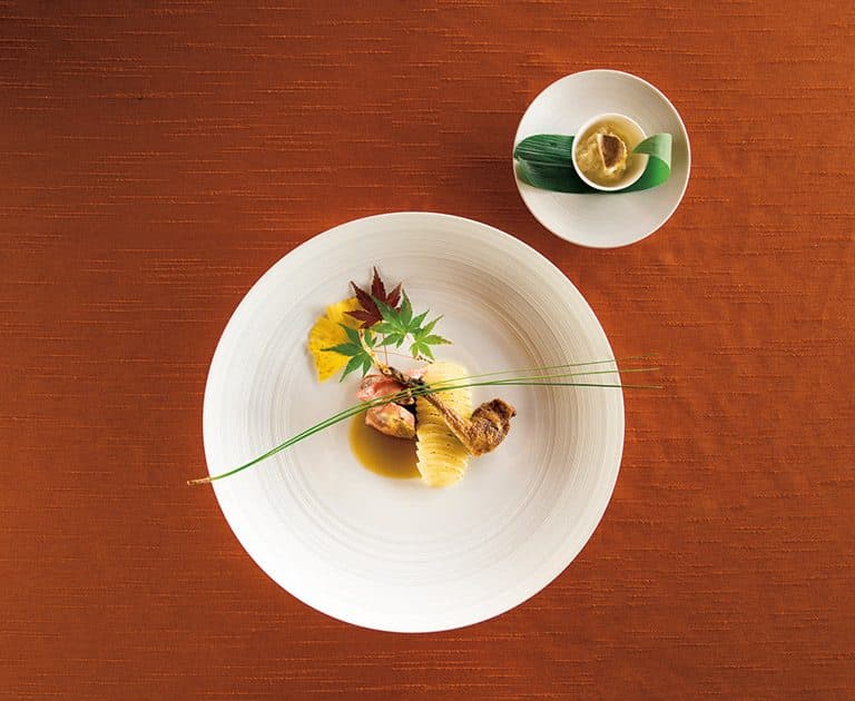 THE HIRAMATSU HOTELS&amp;RESORTS 熱海のディナー、開業記念コースより。