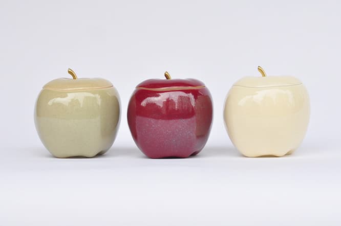 〈チンジュカンポタリー〉の最初の作品となる《Apples》。
