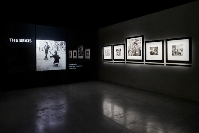 50-60年代のビート・ジェネレーションの日常を捉えた『THE BEATS』の展示。