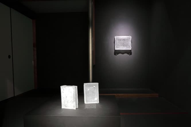 透明な絵画!? 宮永愛子の個展がはじまりました。