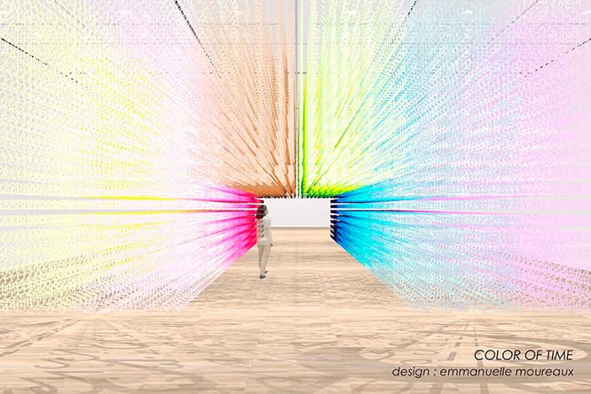 エマニュエル・ムホー《COLOR OF TIME》2017年