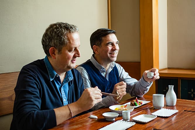 アスティエ初の和食器「コレクション バンシャク」がお披露目。