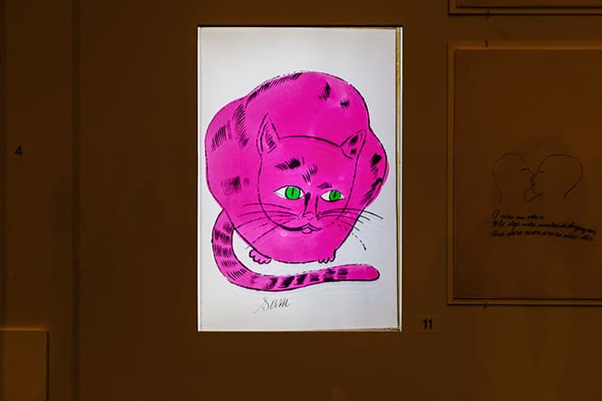 《サムという名の25匹の猫と一匹の青い子猫ちゃん》より。1954年。 Digital facsimile of 25 Cats Name[d] Sam and One Blue Pussy, 1954