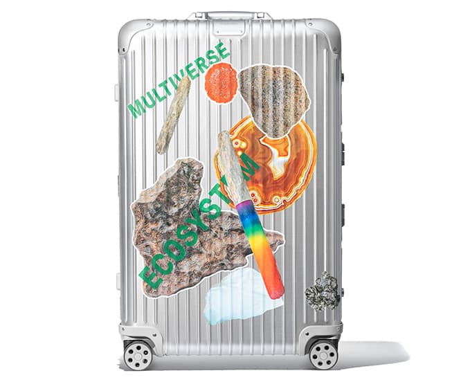 世界限定500枚！〈RIMOWA〉とオラファー エリアソンのコラボステッカー発売。