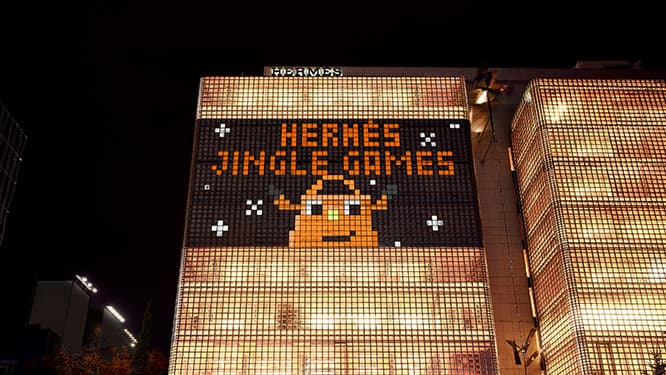 〈銀座 メゾン エルメス〉がスクリーンに！photo_Hermès