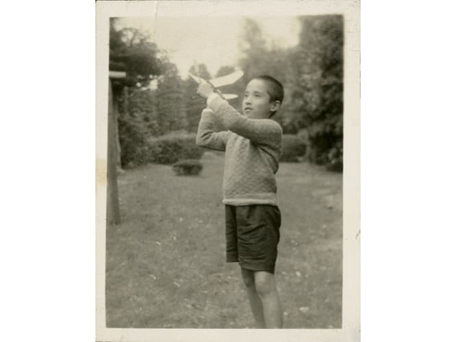 子どもの頃の写真。1942年頃。