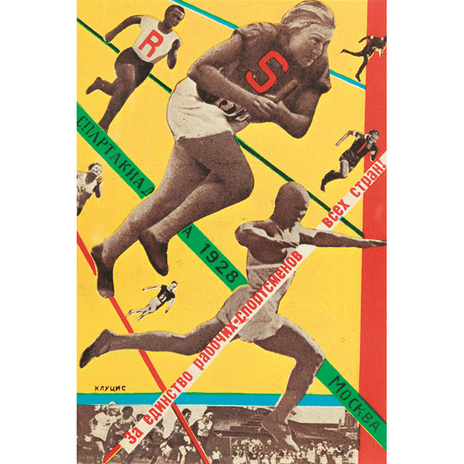 Gustav Klutsis, All-Union Olympiad.　The David King Collection at Tate
