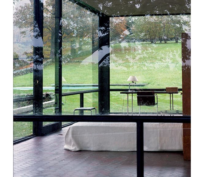 Lake Verea, »Glass House« (Phillip Johnson, 1949), New Canaan, Connecticut
Paparazza Moderna series, 2011–2018 (c) Lake Verea
