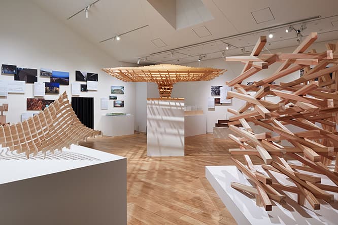 素材から隈研吾の建築をひもとく個展がスタート！