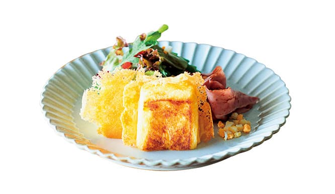 名物、羽根つきフレンチトースト。