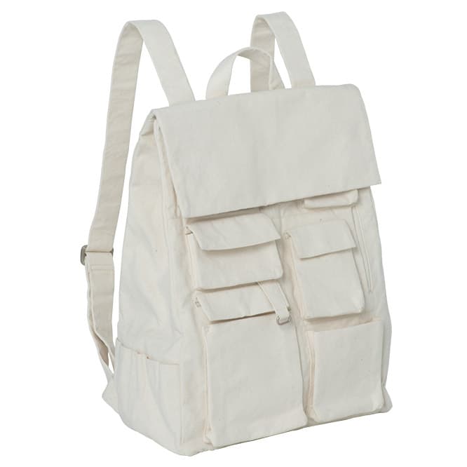 大きさの違うポケットがいくつもついた《THE BUILDER BAG》53,000円。