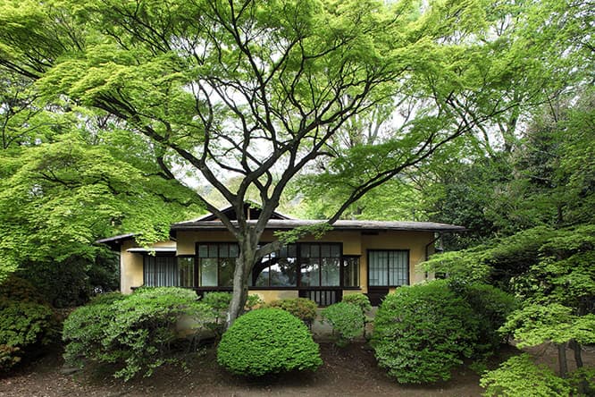 〈聴竹居〉。藤井は大山崎に1万2千坪の土地を購入、〈聴竹居〉を含む4つの実験住宅を建てた。　photo_Taizo Furukawa