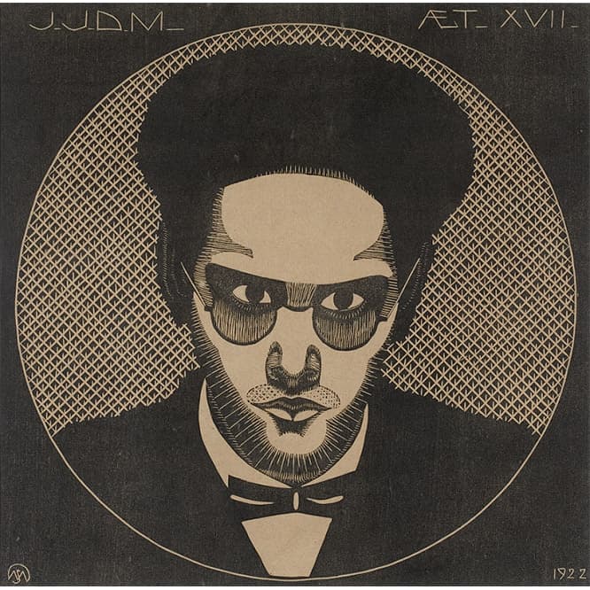 《ヤープ・イェスルン・デ・メスキータの肖像》1922年、個人蔵　Photo: J&amp;M Zweerts