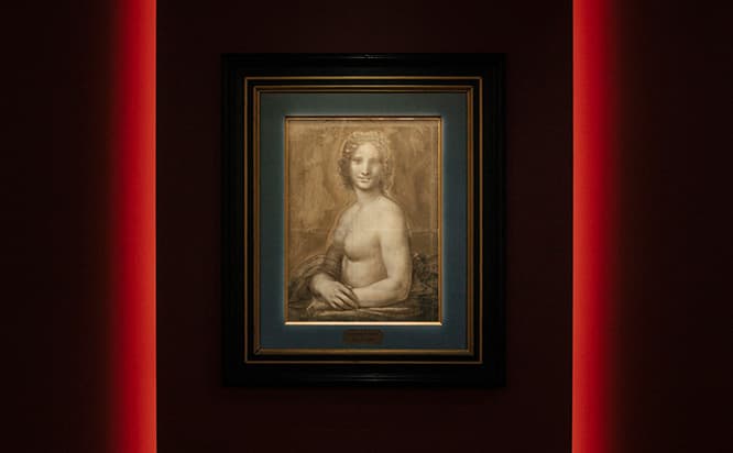 フランス・パリ郊外にある〈コンデ美術館〉が所蔵する《裸のモナ・リザ》（1508〜10年頃制作）