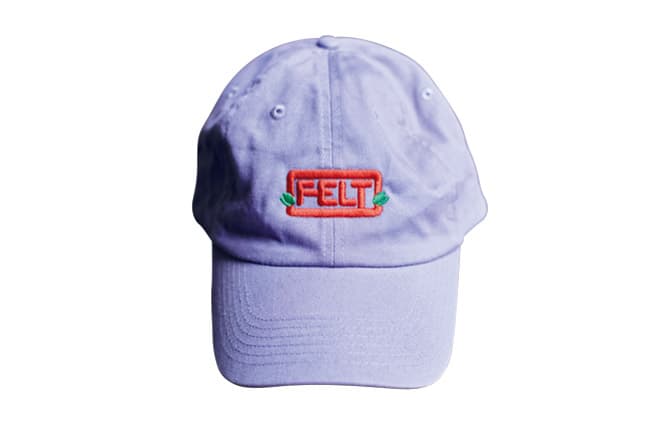 フランク・オーシャン着用でも話題となったNY発の〈FELT〉のキャップ6,000円。