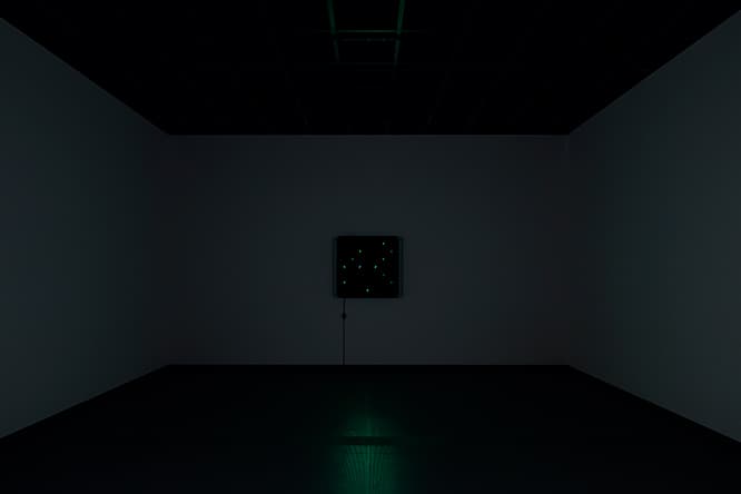 宮島達男《Life(Ku-wall) –no.6》2014年。