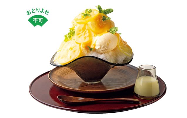 ソースもソルベも手作りにこだわった「レモンツリー」1,300円（税込）。