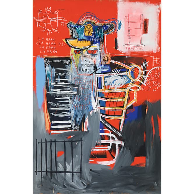 『ラ・ハラ』La Hara, 1981 Arora Collection (c) Estate of Jean-Michel Basquiat. Licensed by Artestar, New York
